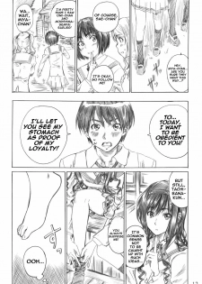 (C78) [MARUTA-DOJO (MARUTA)] Kimi wa Docchi ni Fumaretai? (Amagami) [English] =LWB= - page 11