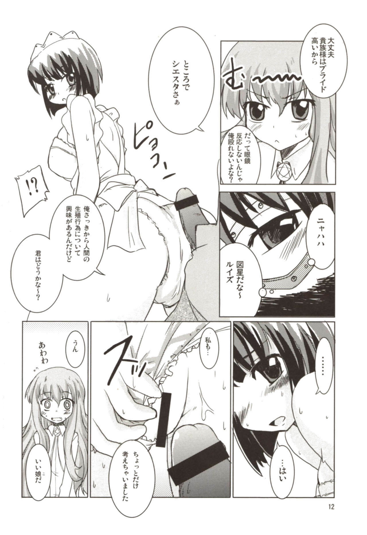 (C72) [SOUND STICKER (Yoshida Masahiko)] Momoiro Megane Calamity (Zero no Tsukaima) page 12 full