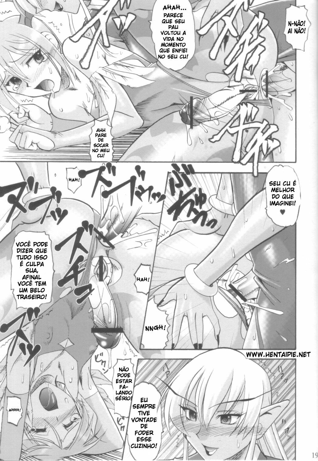 (C70) [Semedain G (Mokkouyou Bond)] Semedain G Works Vol. 28 - Ichinana (DarkStalkers) [Portuguese-BR] [HentaiPie] page 18 full