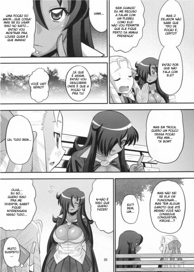 (C71) [AMP (Norakuro Nero)] Kizoku o Raku ni Otosu Houhou (Zero no Tsukaima) [Portuguese-BR] page 4 full