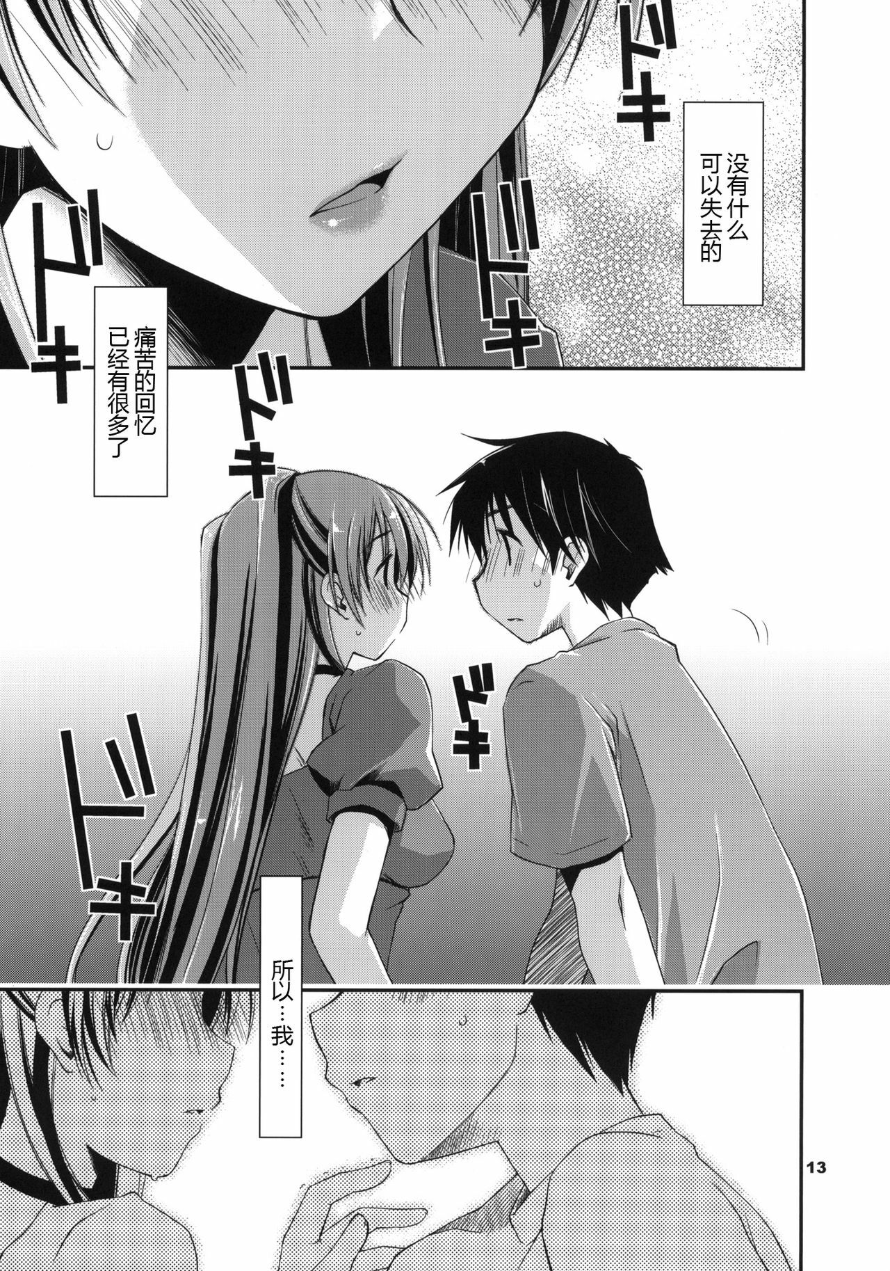 (C78) [Ponkotsu Works] Kekkyoku Fukou na Kousaka Tamaki (ToHeart2) [Chinese] [水晶海漢化組] page 12 full