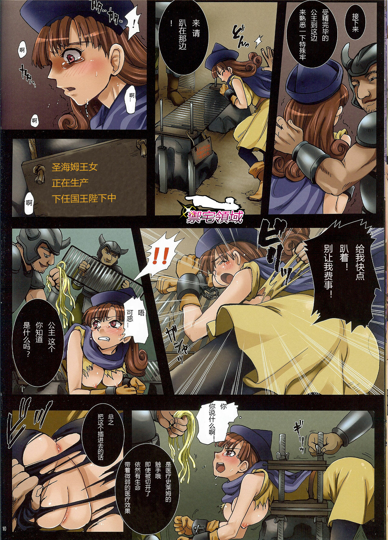 (C78) [Modae Tei (Modaetei Anetarou)] Oujo Rojou Dokubou - Saintheim no Rakujitsu (Dragon Quest IV) [Chinese] page 9 full