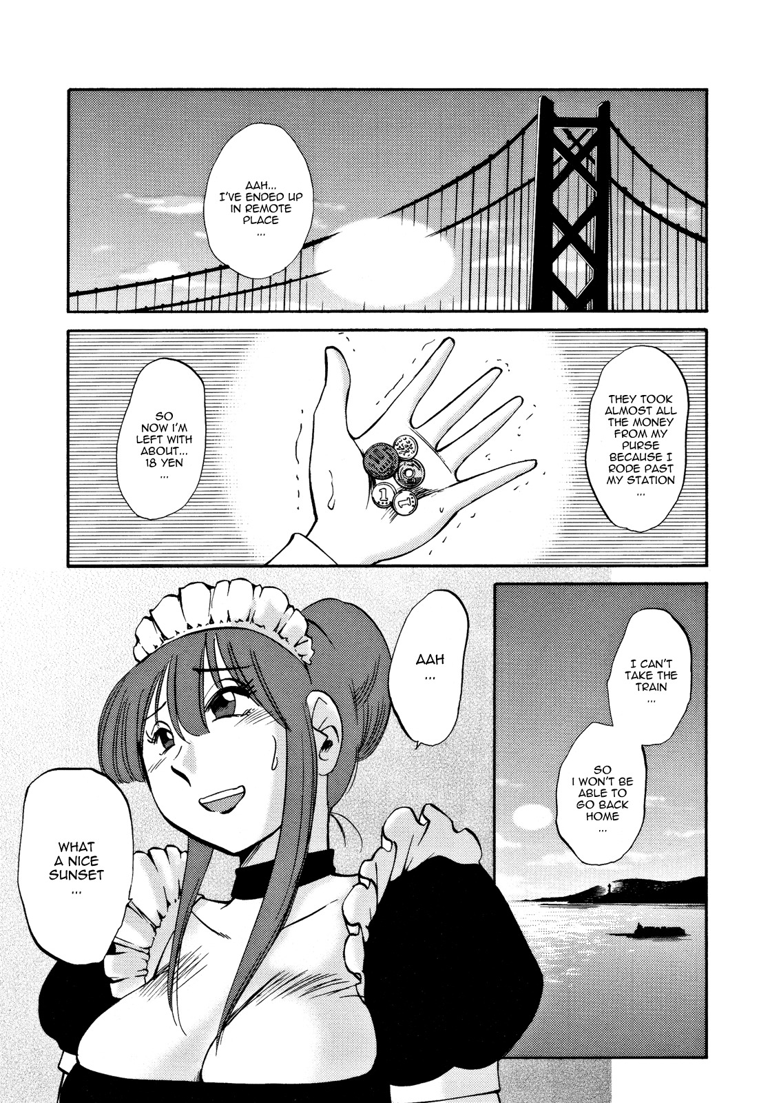 [Tsuya Tsuya] Maid Mitsuko no Daibouken | The Great Adventure of Mitsuko the Maid (Men's Young 2010-01) [English] [Nemui] [Digital] page 1 full