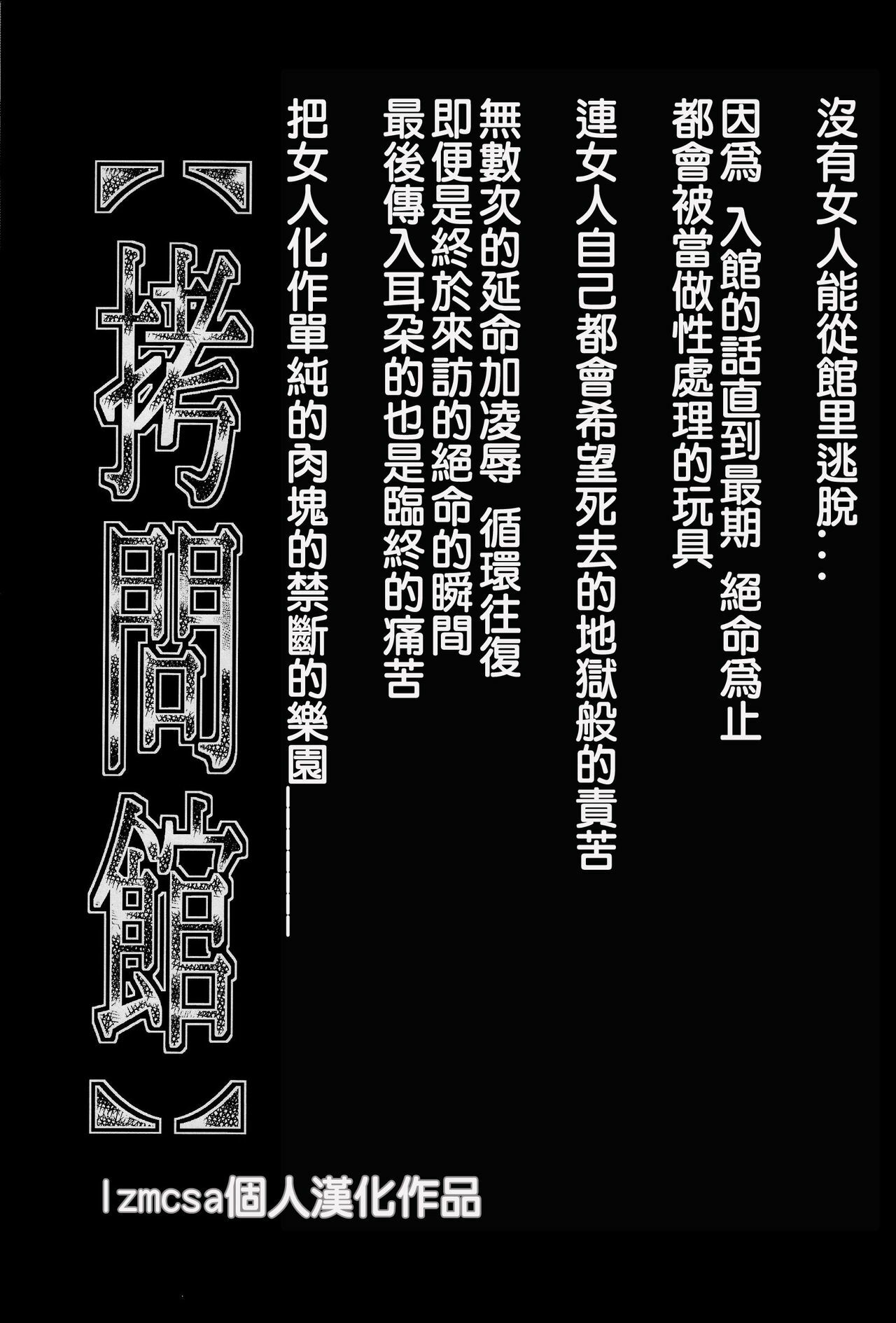 (C77) [Yuugai Tosho Kikaku (Tanaka Naburu)] Goumon Kan Nappa hen (Mahou Shoujo Lyrical Nanoha) [Chinese] [lzmcsa個人漢化] page 5 full