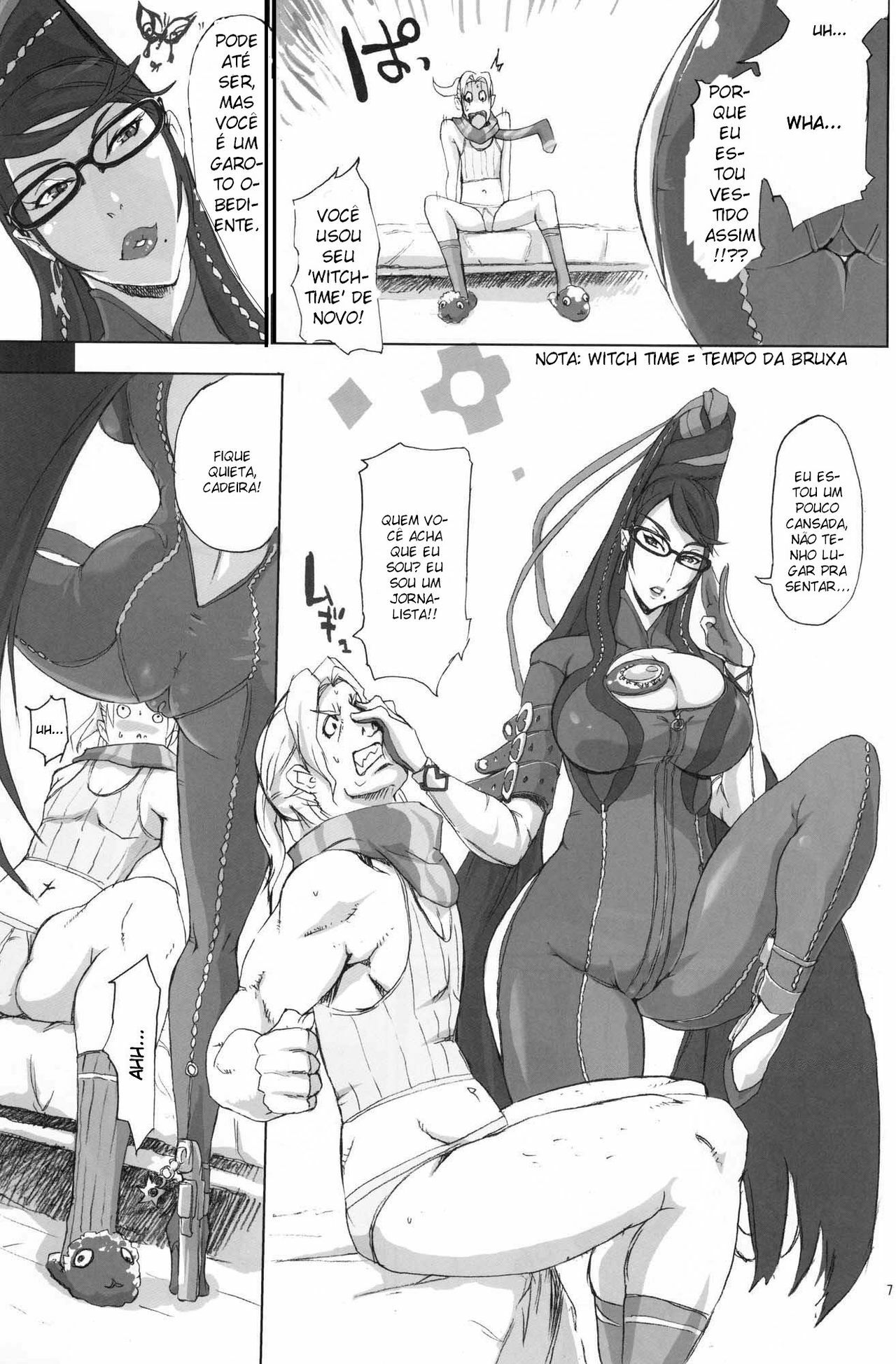 (C77) [YA-ZY (Yunioshi)] Witch Time (BAYONETTA) [Portuguese-BR] [Hentai Pie] page 6 full