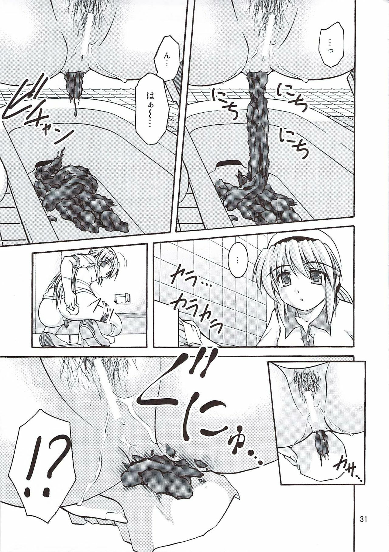 (C78) [Juicy Fruits (Satomi Hidefumi)] Bou Yuumei Koukou Joshi Toilet Tousatsu 2-jigen Bishoujo Hen Vol. 4 (Clannad) page 31 full