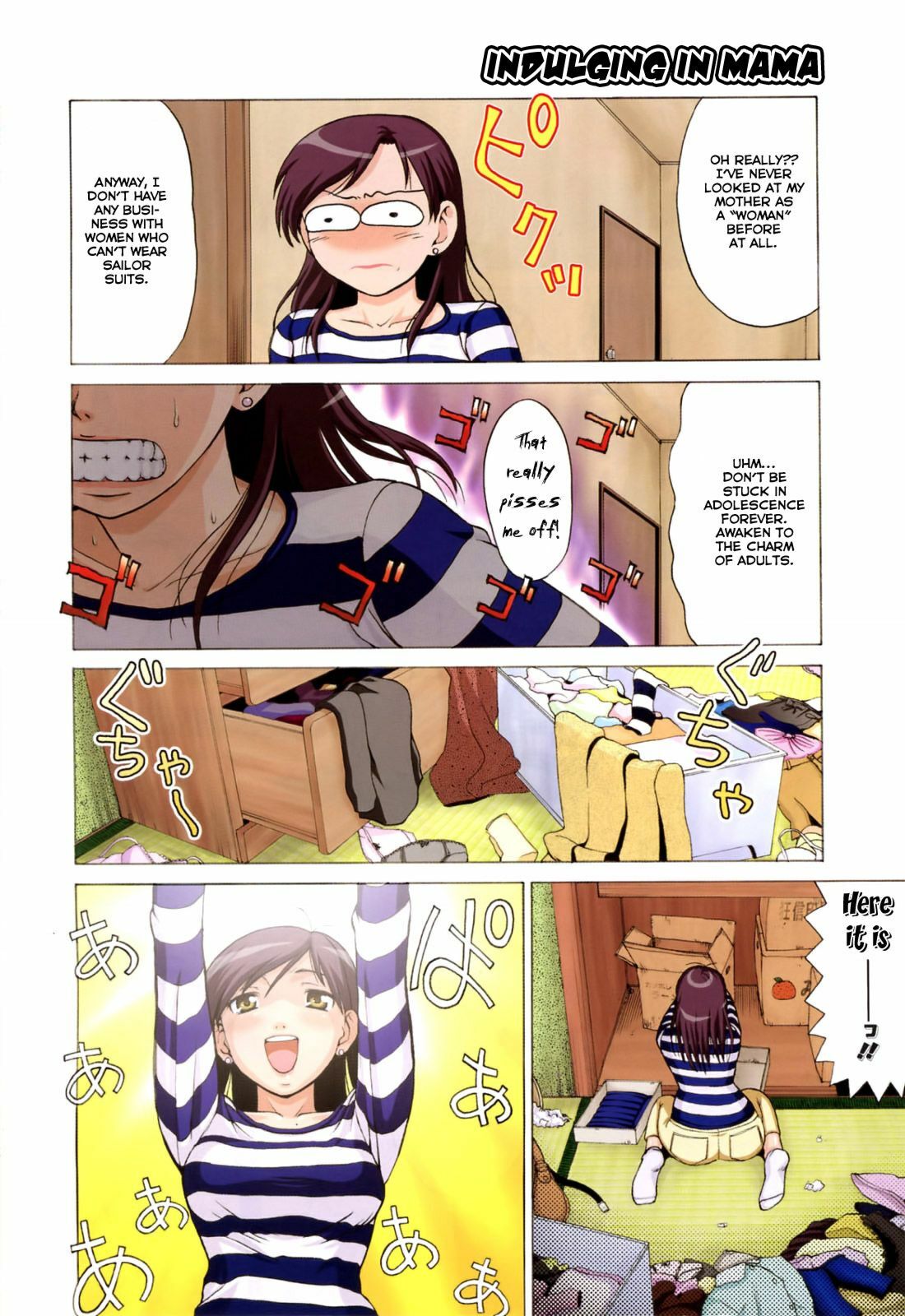 [Shiraishi Nagisa] Mamadatte! Sailor Fuku | Even Mama can wear Sailor Suits! (Mama ni Oborete) [English] [Brolen] page 4 full