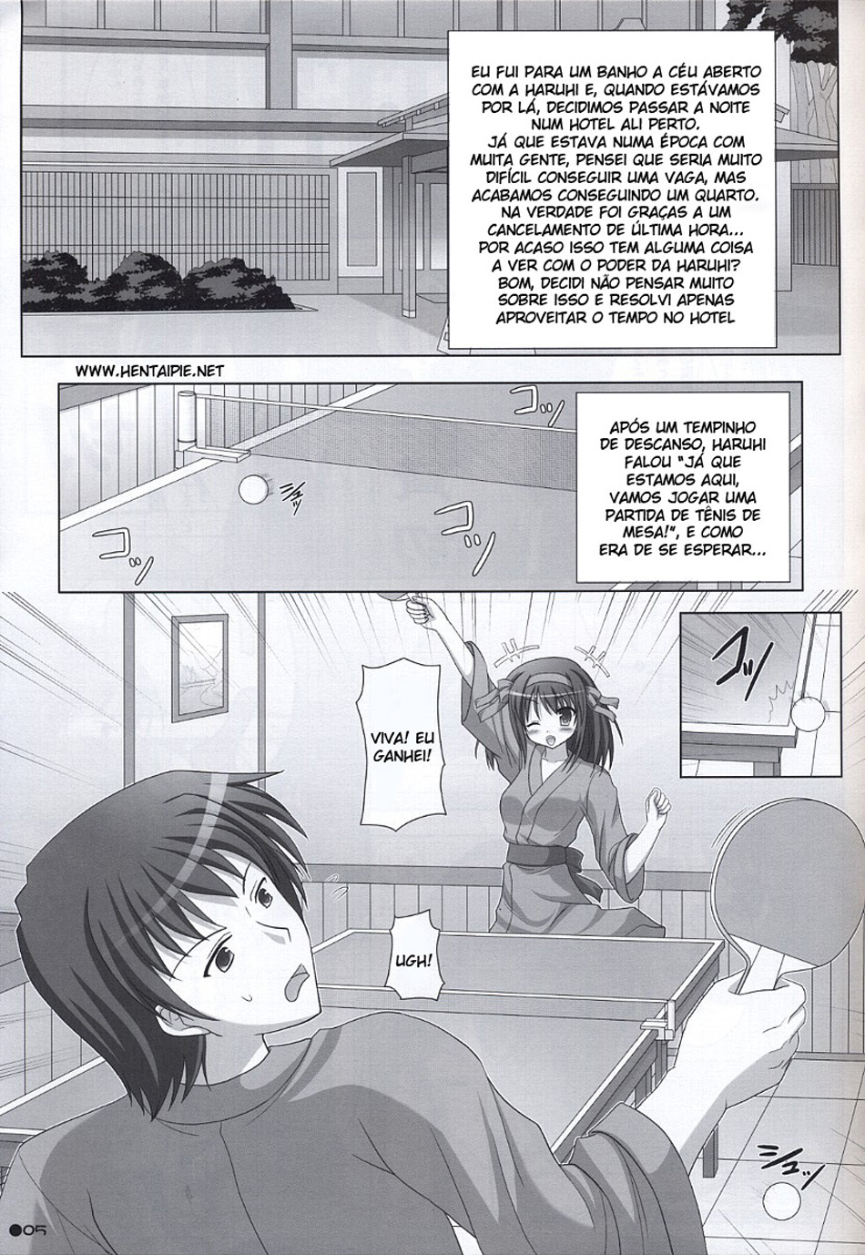 [Turning Point (Uehiro)] Harukyon no Ecchi Hon 5 (The Melancholy of Haruhi Suzumiya) [Portuguese-BR] [hentaipie.net] page 4 full