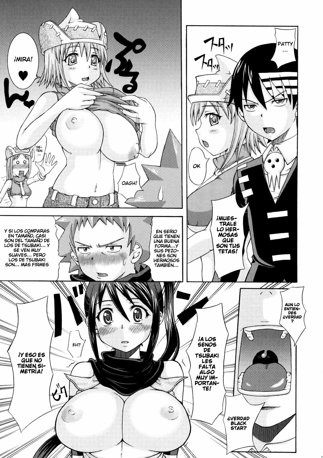 (C77) [Rabbit Labyrinth (Namikaze Rankuu)] RABI×2 3rd Ch. 1 (Soul Eater) [Spanish] page 8 full