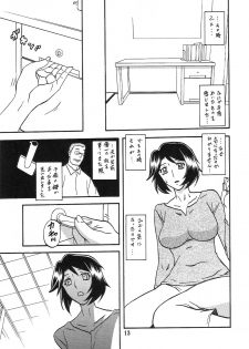 (C77) [Sankaku Apron (Sanbun Kyoden, Umu Rahi)] Akebi no Mi - Satomi AFTER - page 13