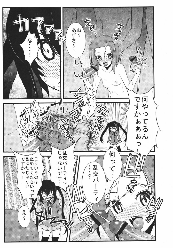 (Tora Matsuri 2010) [Sanazura Doujinshi Hakkoujo (Sanazura Hiroyuki)] Houkago XXX Time (K-ON!) page 4 full