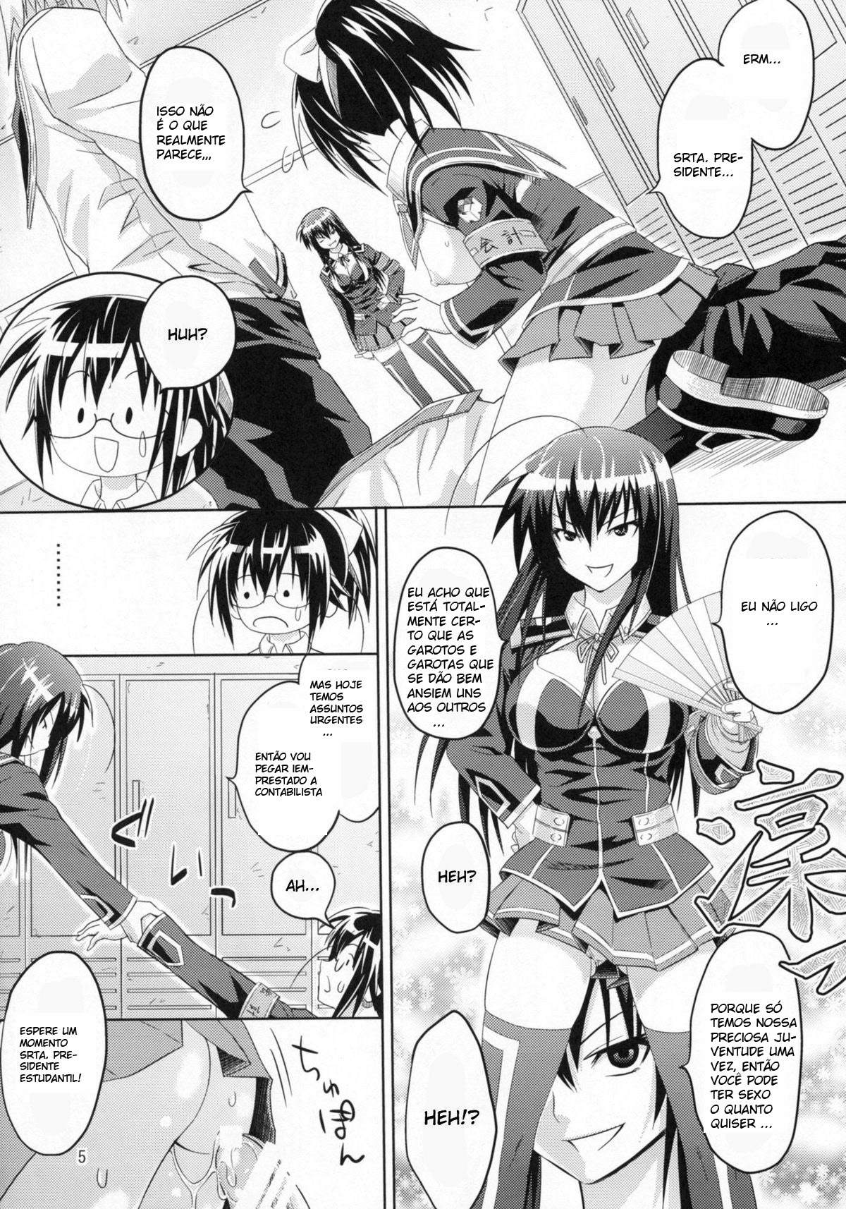 (C77) [Muchi Muchi 7 (Hikami Dan, Sanagi Torajirou)] Kaikei no Oshigoto (Medaka Box) [Portuguese-BR] [Crono Strife] page 7 full