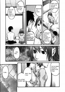 [Ube Yoshiki] Chikaki ni Arite Omou Mono | Too Close For Love (COMIC AUN 2005-07 Vol. 110) [English] [JU-BOHA] [Decensored] - page 5