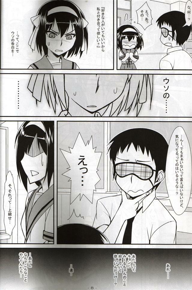 (C78) [angelphobia (Tomomimi Shimon)] BLIND LOVERS (Suzumiya Haruhi no Yuuutsu) page 8 full