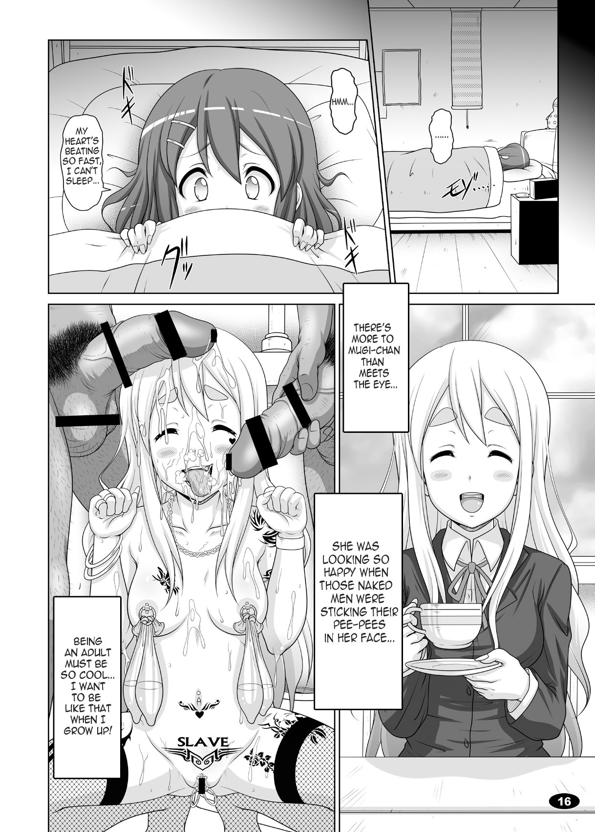 (C78) [Hakueki Shobou (A-Teru Haito)] Kuroiro Jikan - Black Time 2 (K-ON!) [English] =Little White Butterflies= page 15 full