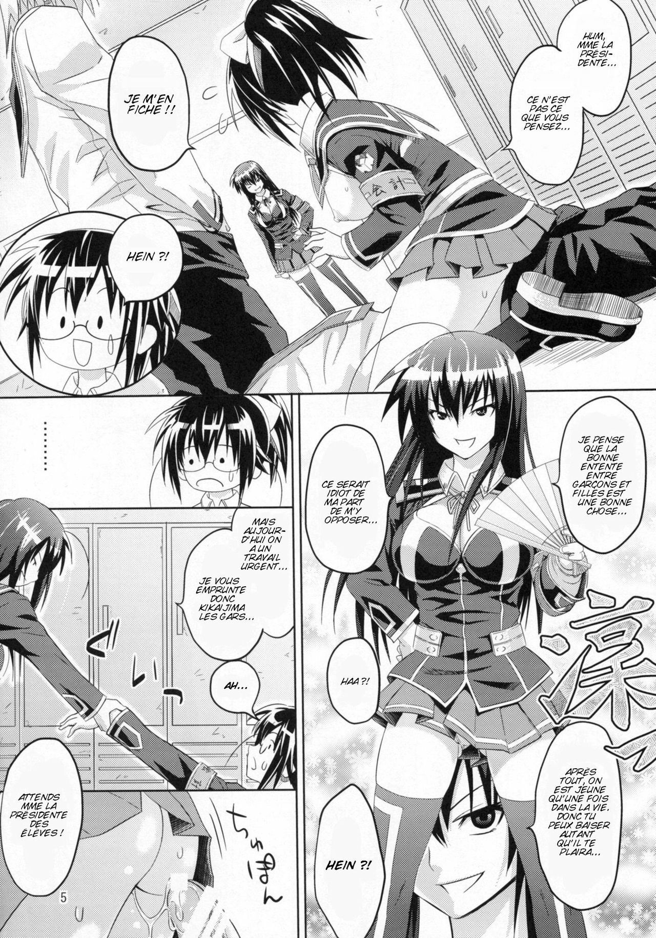 (C77) [Muchi Muchi 7 (Hikami Dan, Sanagi Torajirou)] Kaikei no Oshigoto | Accounting Job (Medaka Box) [French] page 7 full