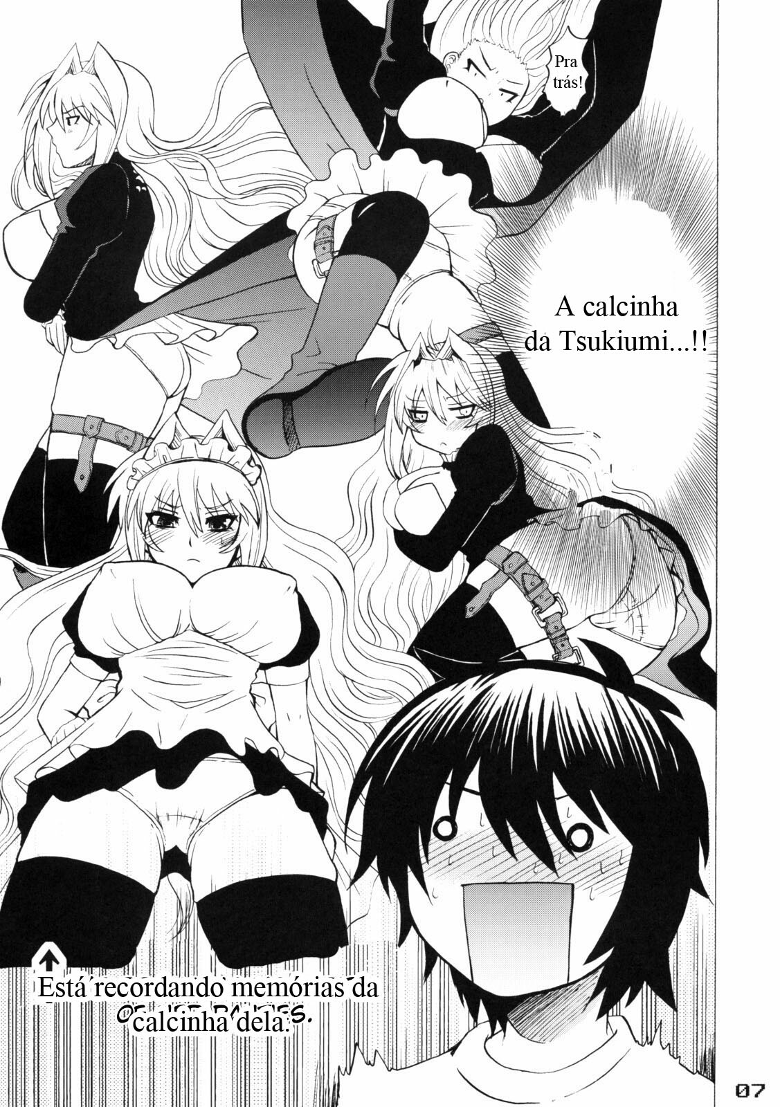 (C75) [Honey Bump (Nakatsugawa Minoru)] Tsukiumi-tan O-panty Mieteru yo (Sekirei) [Portuguese-BR] page 6 full