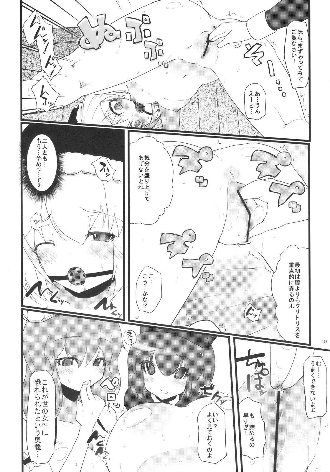 (C78) [AJINIHOUROKU (HANEMA)] Prism River 18 kin Goudoushi Trio Side Dish (Touhou Project) page 44 full