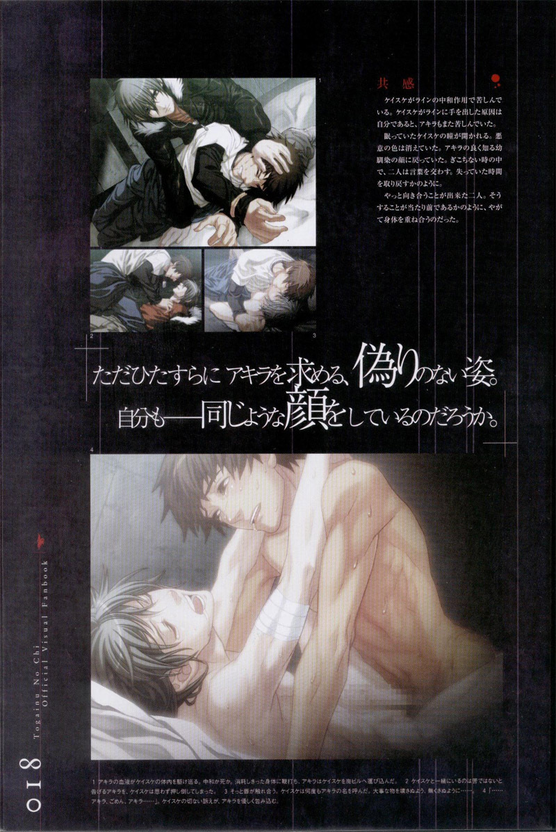 Togainu no chi - Official Visual Fan Book page 19 full