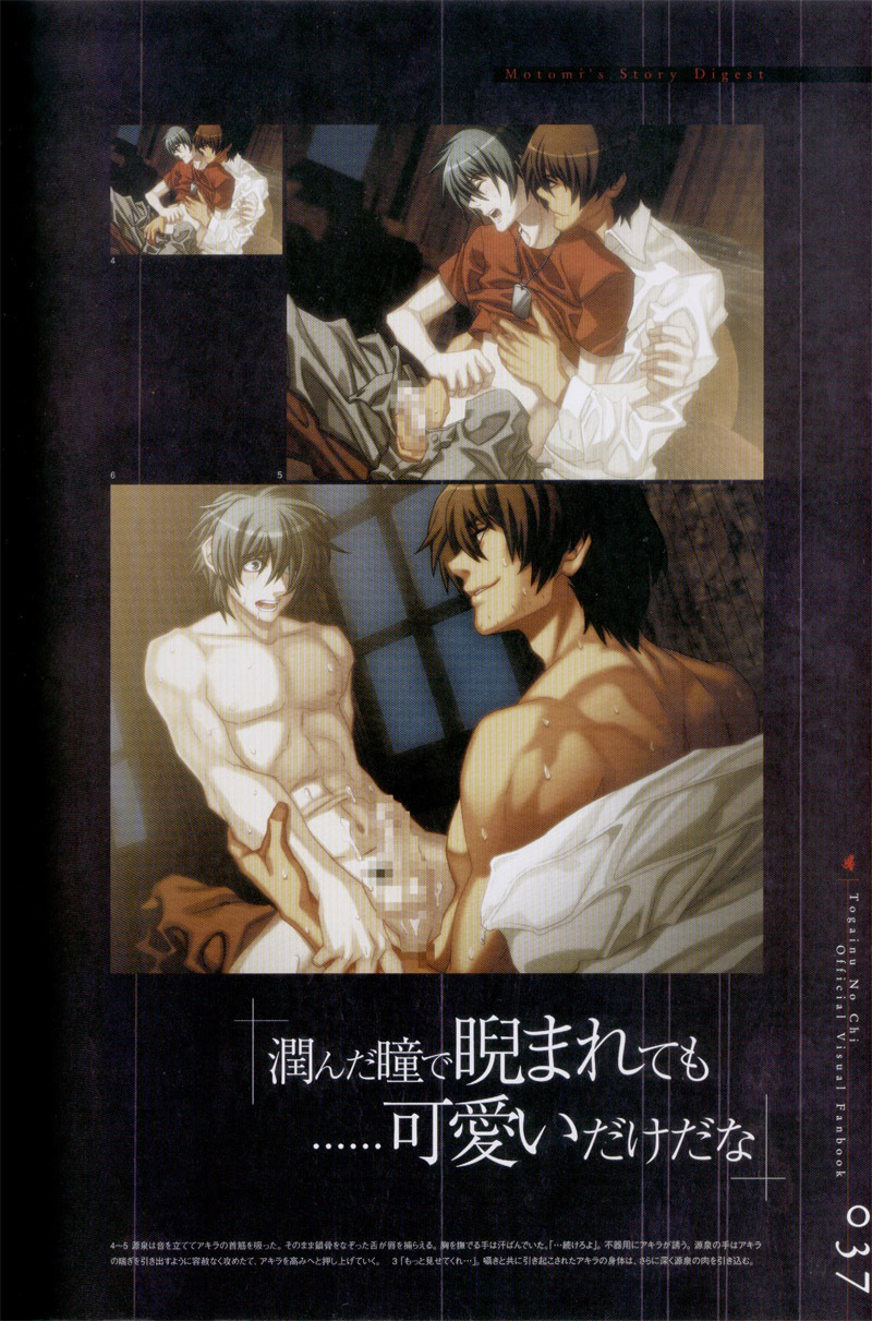 Togainu no chi - Official Visual Fan Book page 38 full