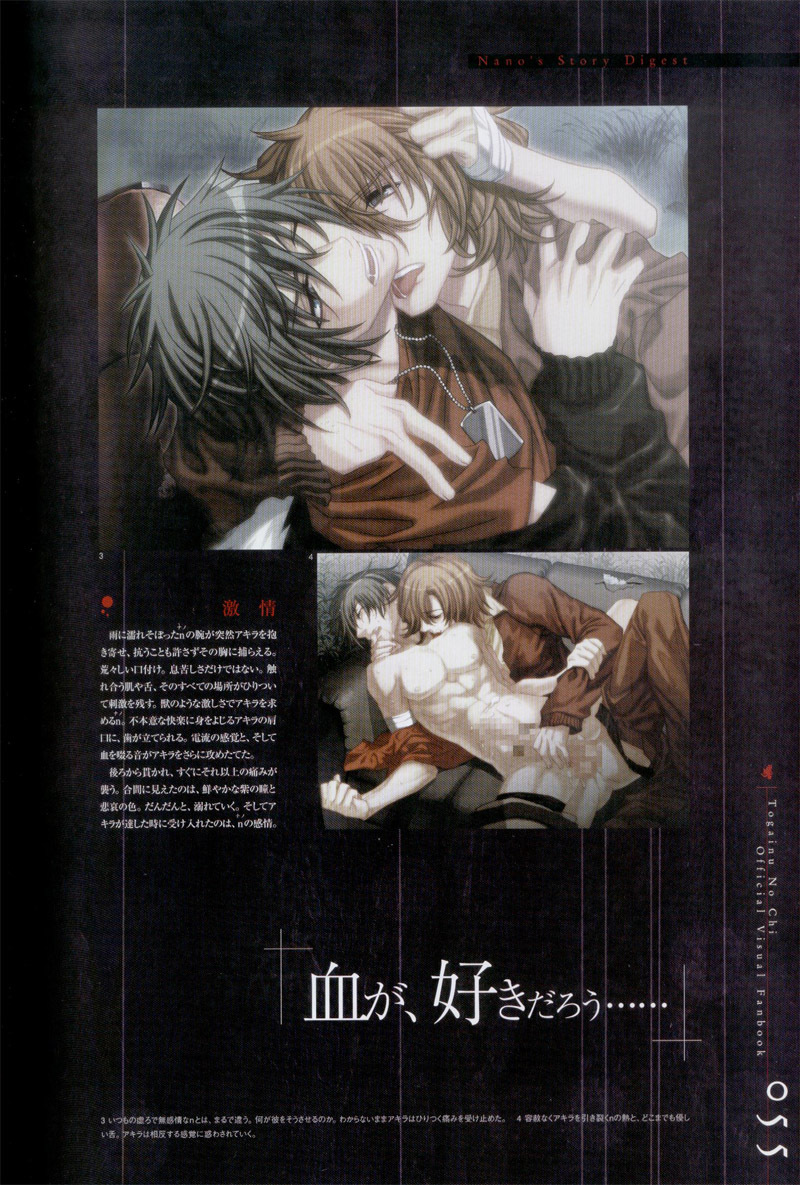 Togainu no chi - Official Visual Fan Book page 56 full