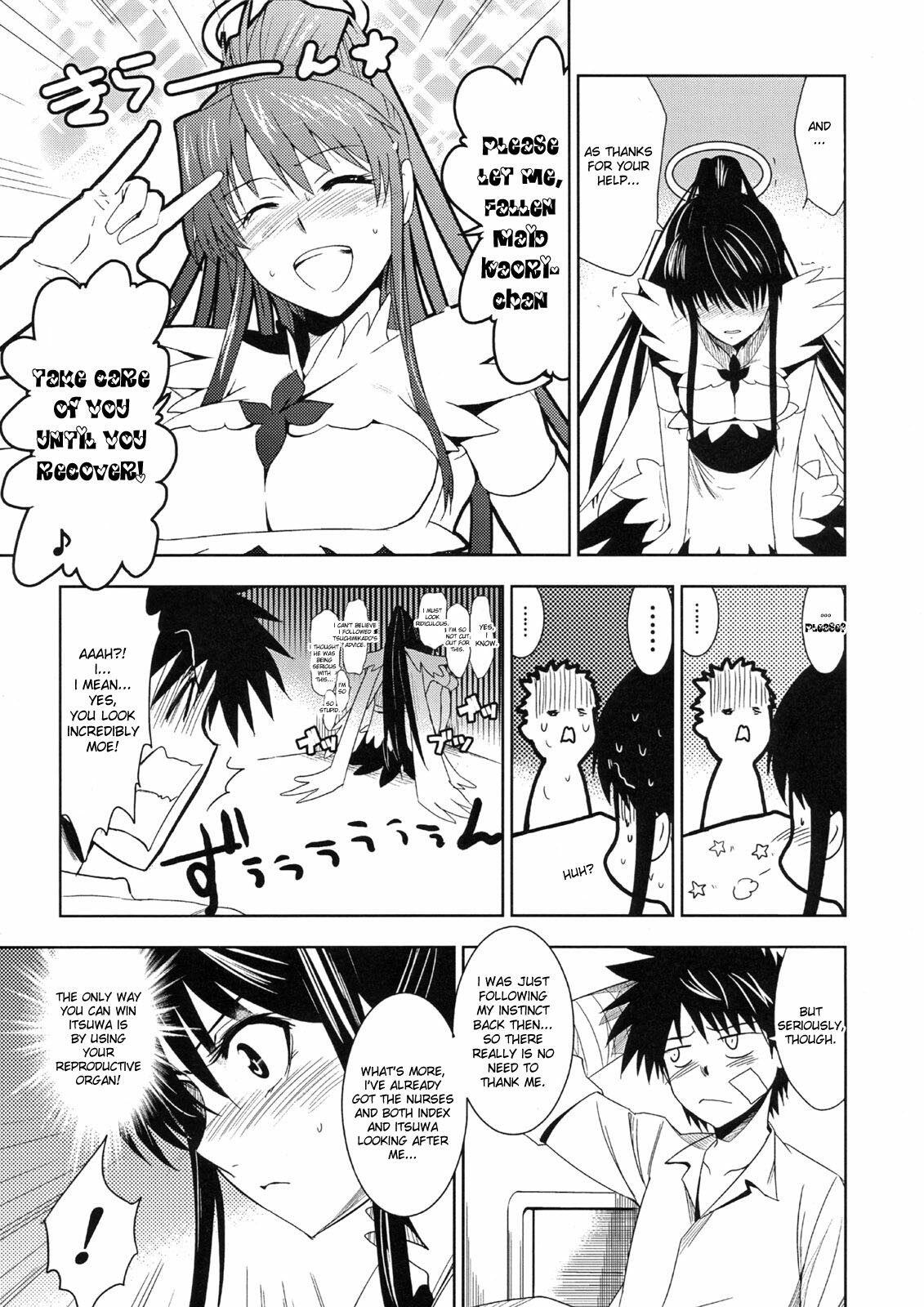 (C74) [Jingai Makyou (Inue Shinsuke)] Toaru Ishou to Priestess (Toaru Majutsu no Index) [English] [desudesu] page 8 full