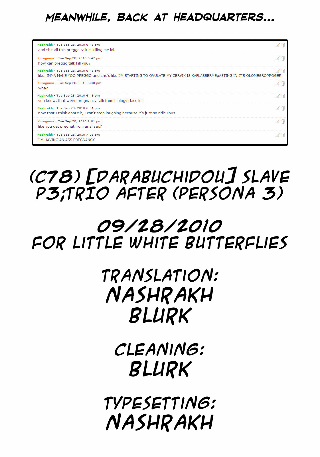 (C78) [Darabuchidou (Darabuchi)] SLAVE P3;TRIO AFTER (Persona 3) [English] =LWB= page 27 full