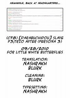 (C78) [Darabuchidou (Darabuchi)] SLAVE P3;TRIO AFTER (Persona 3) [English] =LWB= - page 27
