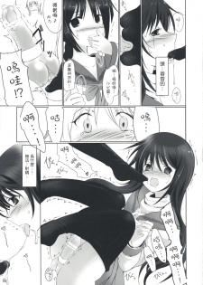 (COMIC1☆3) [Dream Halls! (Tsuzuri)] Himegoto (Bungaku Shoujo) [Chinese] [枫色汉化] - page 9