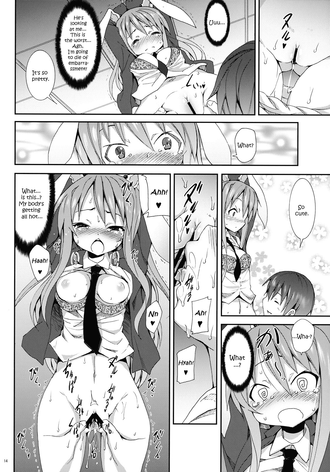 (C78) [Nounai Kanojo (Kishiri Toworu)] Eientei de Usagi Gari ~Kagen~ | Rabbit Hunting at Eientei Second Quarter Moon (Touhou Project) [English] [UMAD] page 13 full