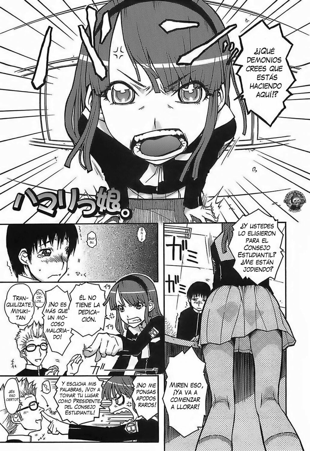 [Isorashi] Hamarikko. - Fall in Hole in Wall in Girl!! | La Chica Atascada en la Pared (COMIC Megastore H 2005-04) [Spanish] [Happy Happo Fansub] [Decensored] page 2 full