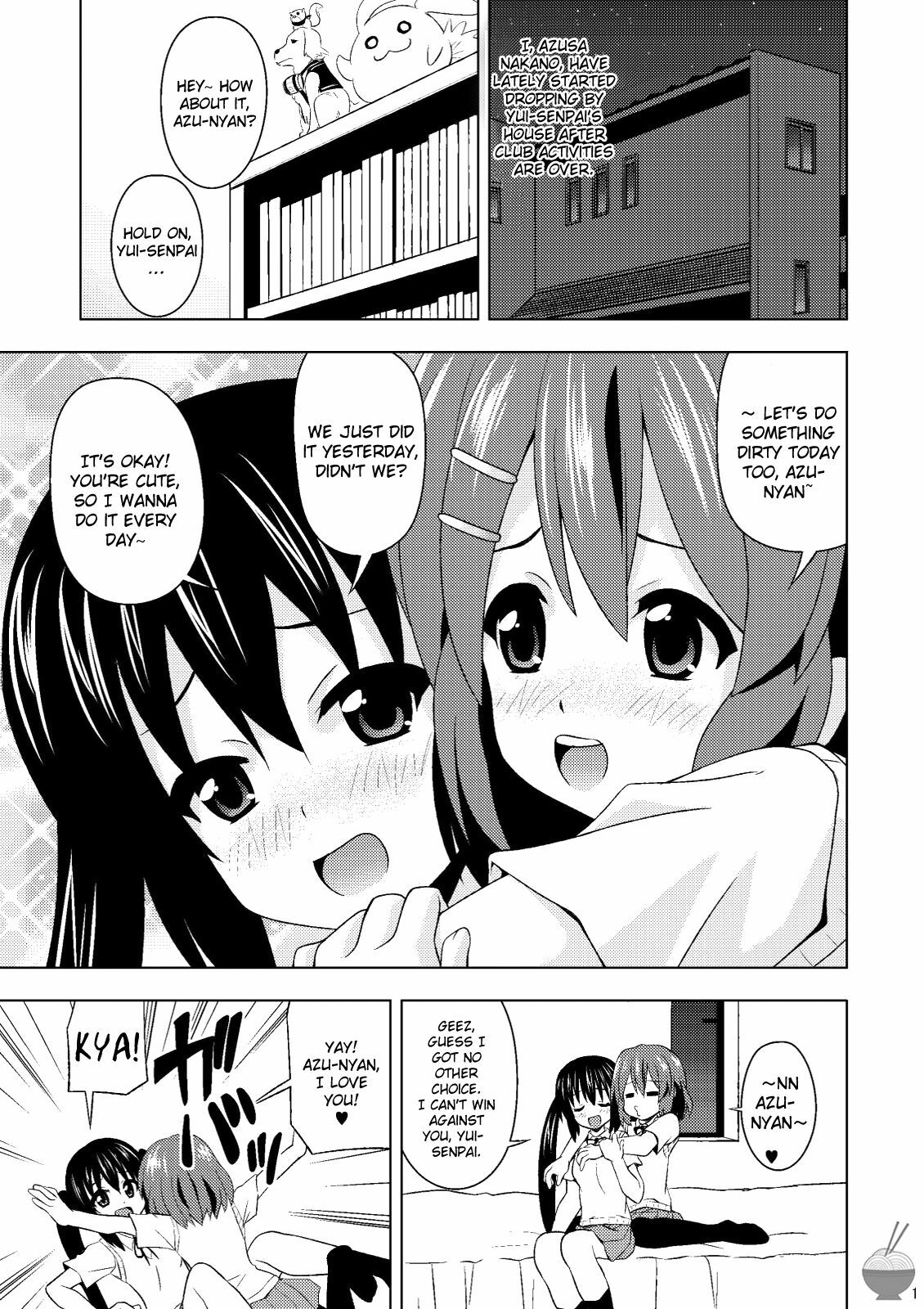 (SC48) [Haresaku (Ken)] Azu-nyan to Nyan-Nyan (K-ON!) [English] [Soba-Scans] page 3 full