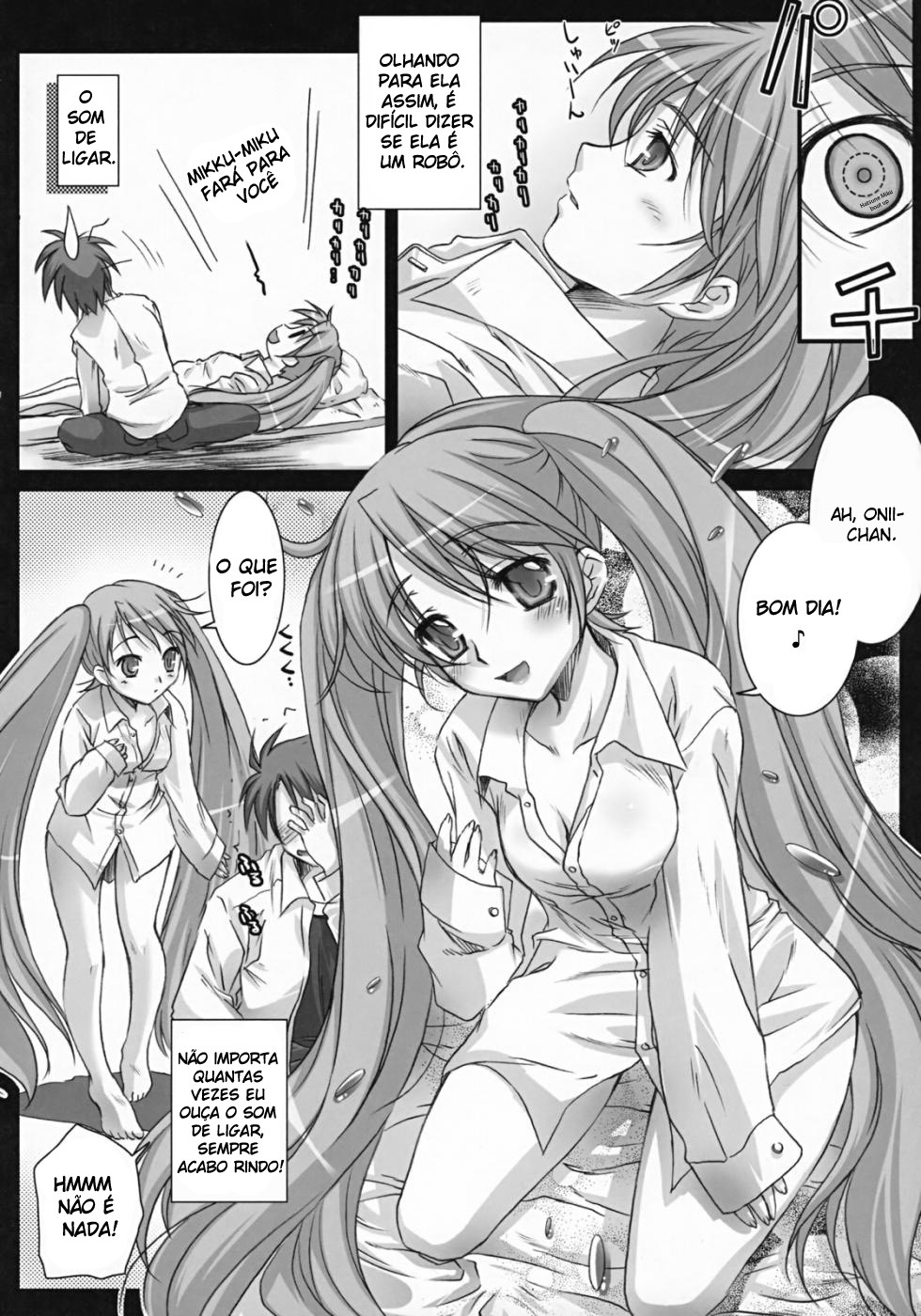 (C73) [Kaiki Nisshoku (Ayano Naoto)] Oscilloscope (Vocaloid) [Portuguese-BR] [hentaipie.net] page 5 full