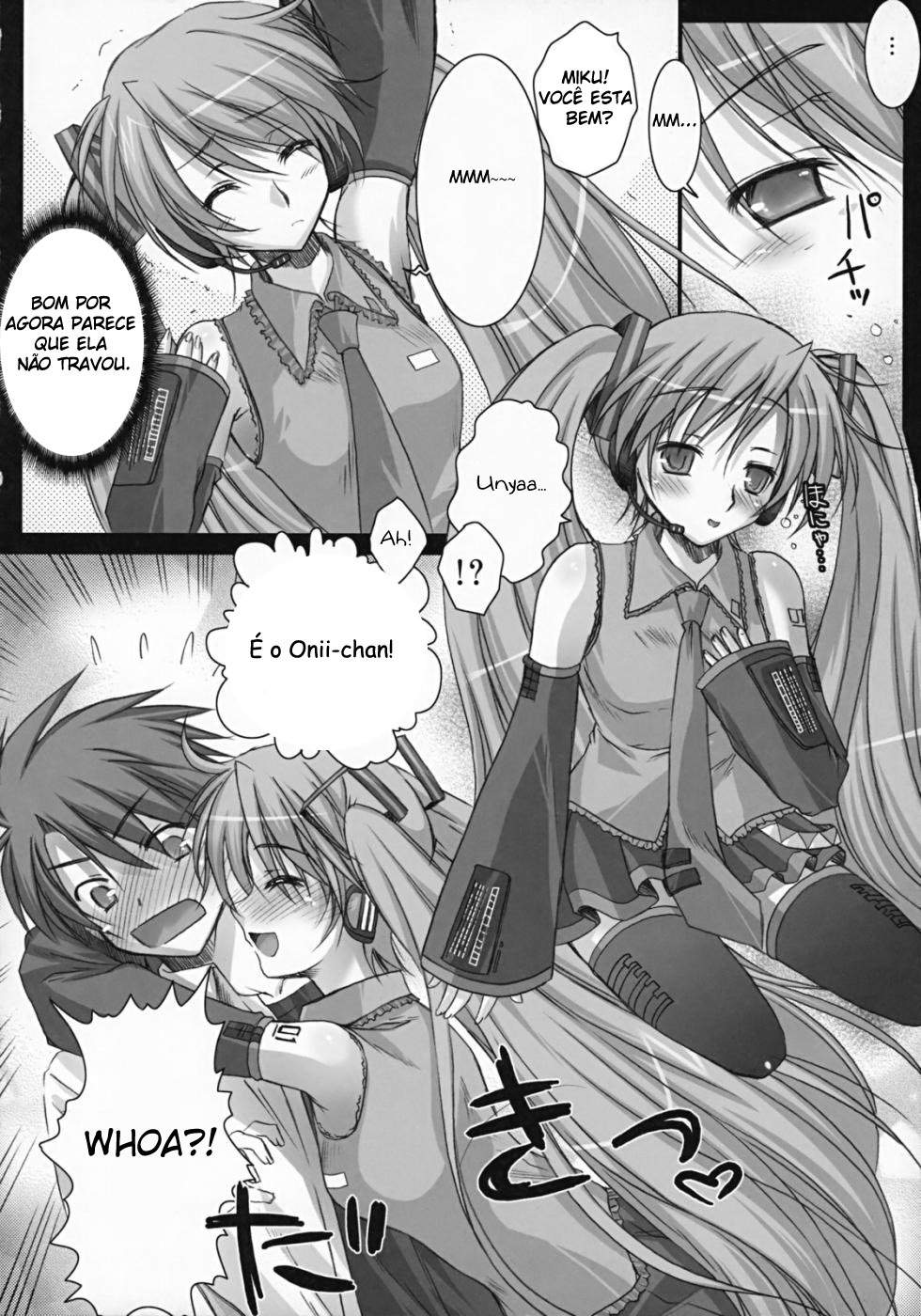 (C73) [Kaiki Nisshoku (Ayano Naoto)] Oscilloscope (Vocaloid) [Portuguese-BR] [hentaipie.net] page 9 full