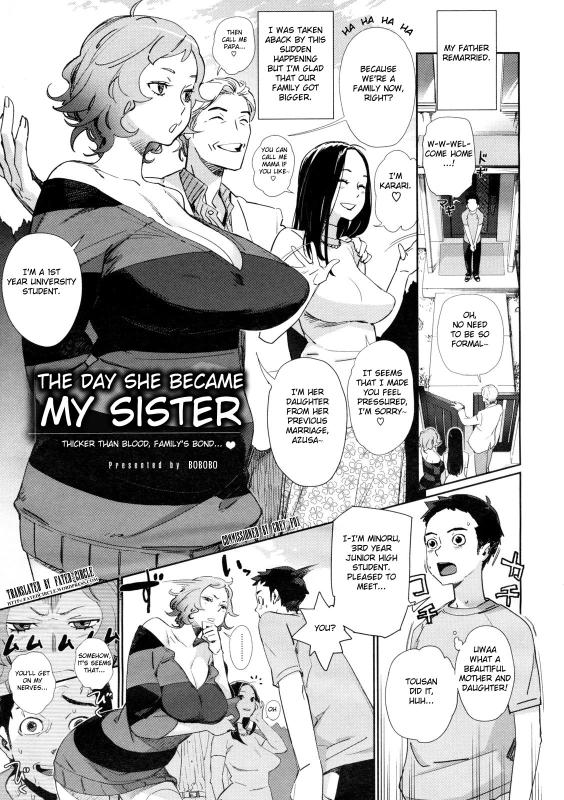 [Bobobo] Kyoudai ni Natta Hi | The Day She Became My Sister (COMIC Megastore 2009-10) [English] [Fated Circle] page 1 full