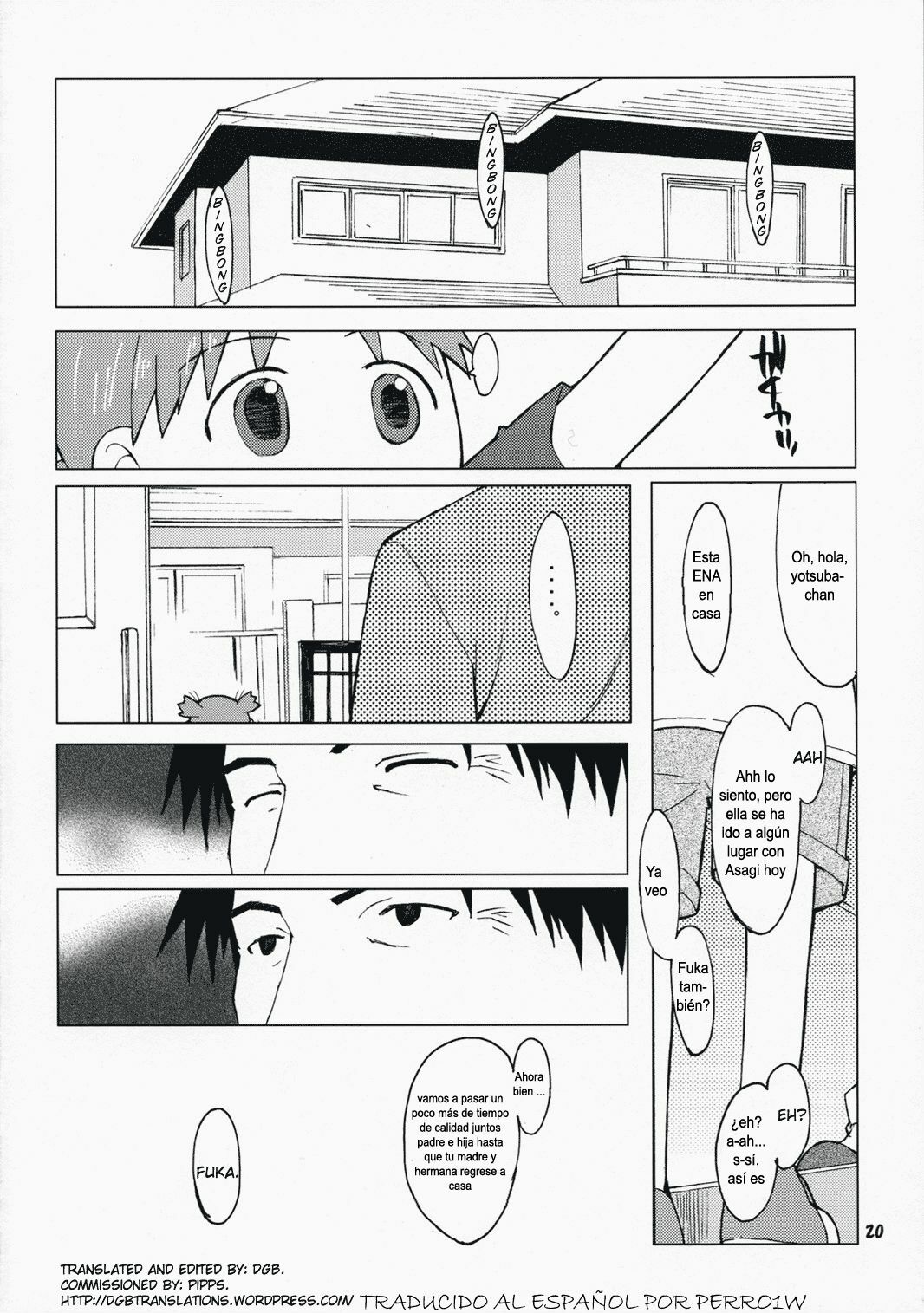 (C73) [Kansai Orange (Arai Kei)] NATSUKAZE! #1 (Yotsubato!) [Spanish] page 19 full