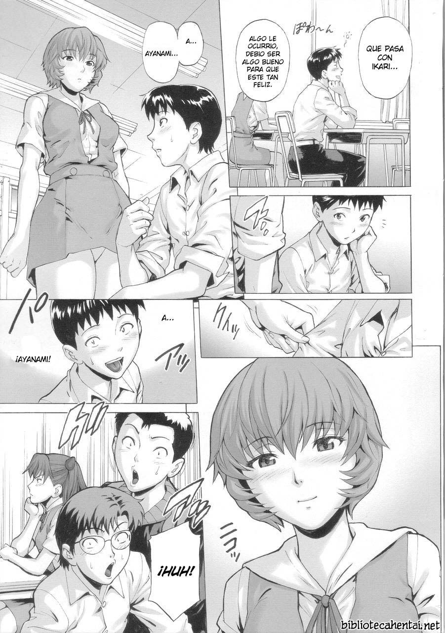 (COMIC1☆4) [Bakuretsu Fuusen (Denkichi)] Ayanami Tokka-Shiki (Neon Genesis Evangelion) [Spanish] [Biblioteca Hentai] page 23 full