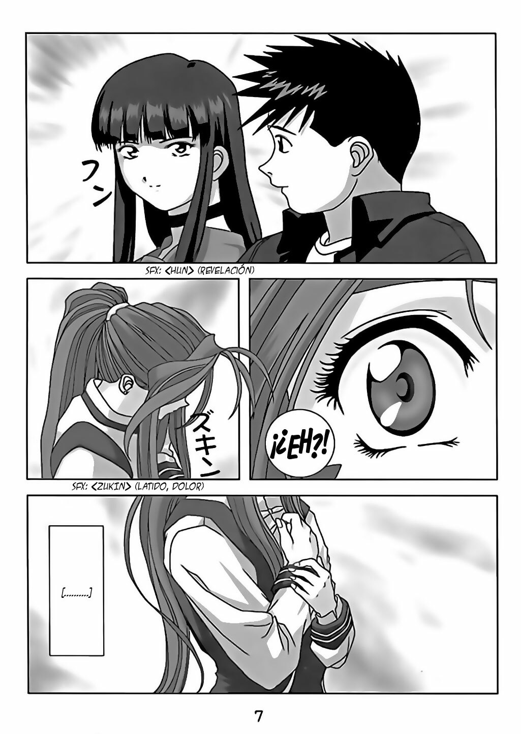 (C60) [Atelier Yang (Yang)] KISS wo Kudasai | Please, Kiss Me (Ah! My Goddess) [Spanish] [LAS Scanlations] page 8 full