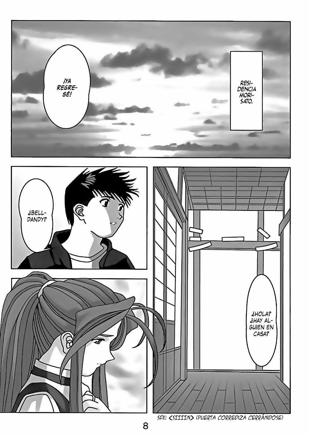 (C60) [Atelier Yang (Yang)] KISS wo Kudasai | Please, Kiss Me (Ah! My Goddess) [Spanish] [LAS Scanlations] page 9 full