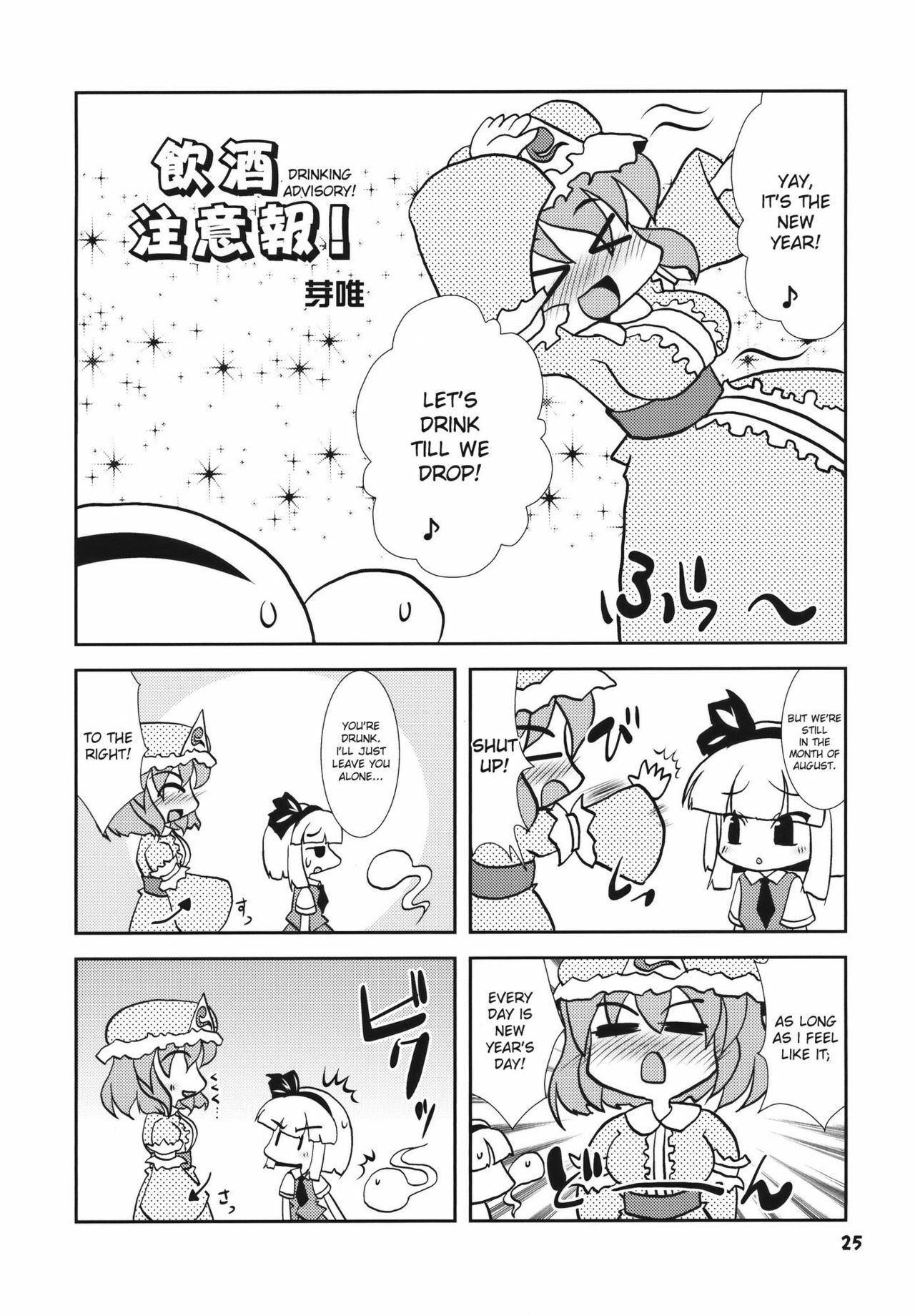 (C78) [Albatross (Nikusyo, Mei)] Idol Misuchi Ikimasu!! (Touhou Project) [English] [desudesu] page 25 full