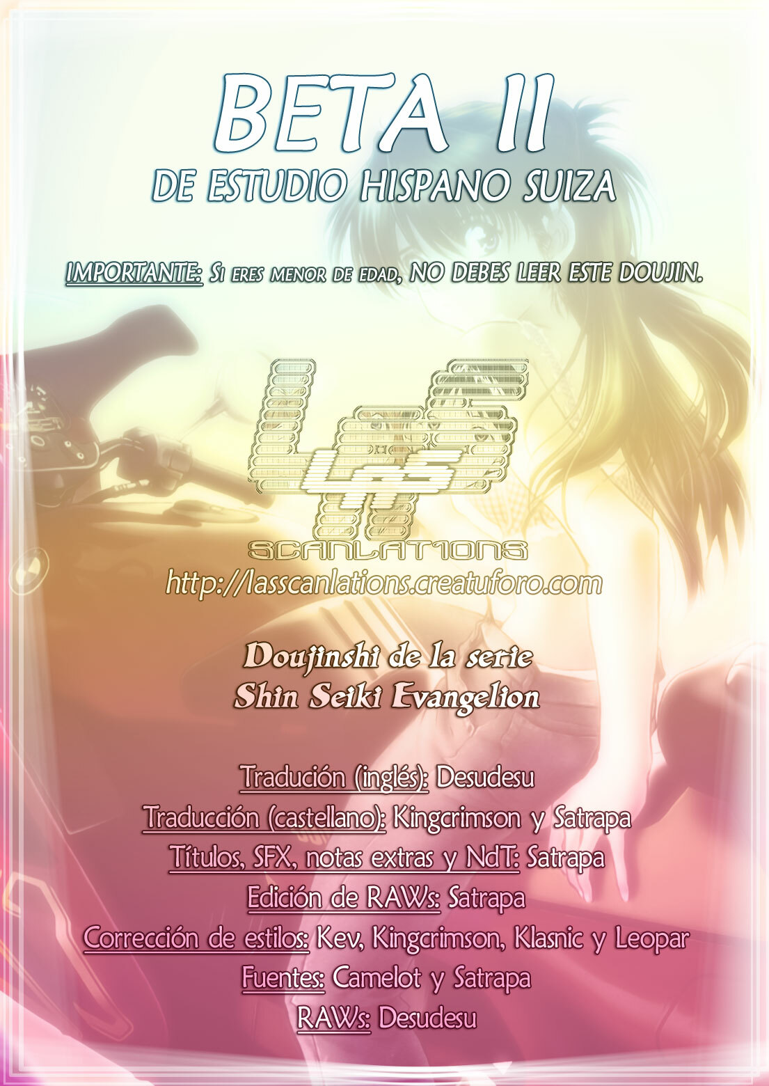 [Hispano-Suiza (Oofuji Reiichirou)] βII Beta II (Neon Genesis Evangelion) [Spanish] page 2 full