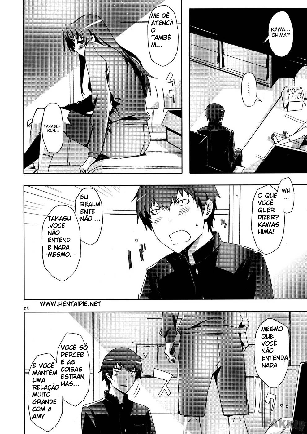 (C76) [Circle ED (Ed)] Ami-chan no Eroihon! (Toradora!) [Portuguese-BR] [Tradutornilso] page 5 full