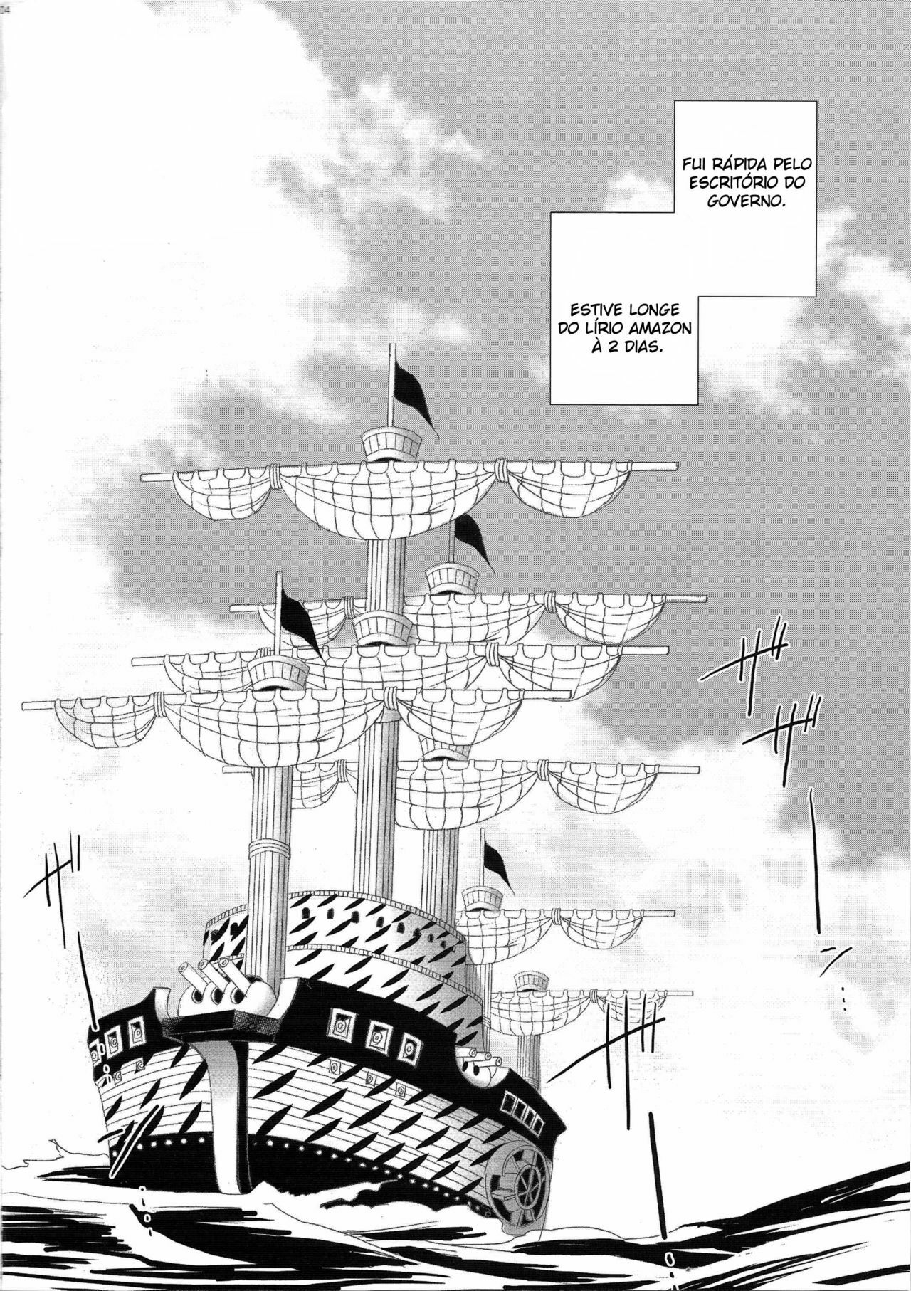 (C76) [Nanashino (mura.)] IMAGINATION ~Hebihime-sama no Otawamure~ (One Piece) [Portuguese-BR] [DiegovPR] page 3 full