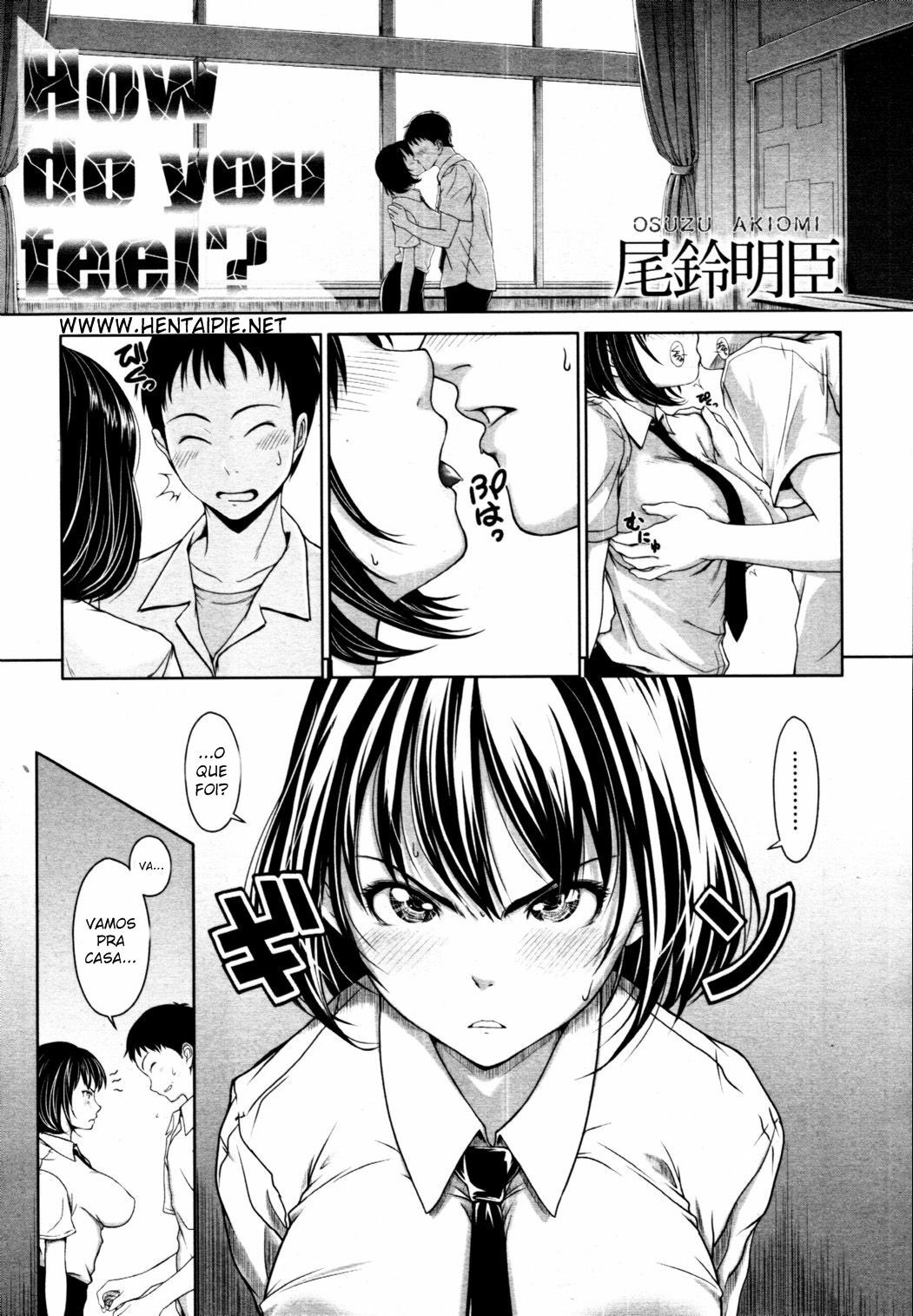 [Osuzu Akiomi] How Do You Feel? (COMIC Tenma 2010-10) [Portuguese-BR] [Hentai Pie] page 1 full