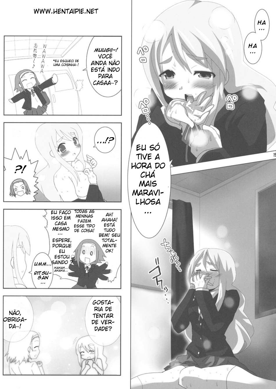 (Houkago Tea Time) [Lezmoe! (Oyu no Kaori)] K-ON Bon!? (K-ON!) [Portuguese-BR] [Hentai Pie] page 17 full