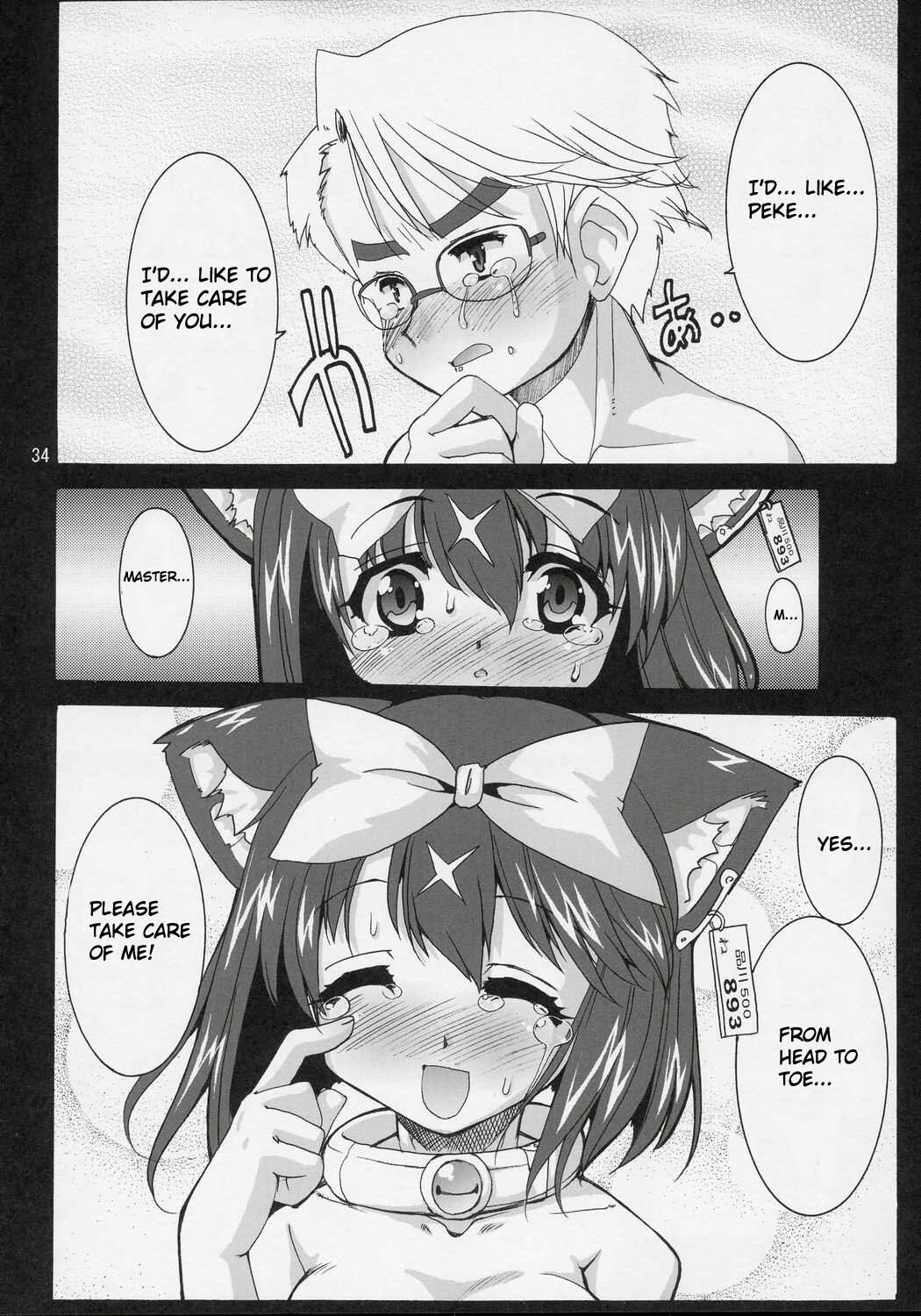 (C69) [Kenro Koubo (Orimoto Mimana)] Mahou Shoujo Neko XXX F (Mahou Shoujo Neko X) [English] page 33 full