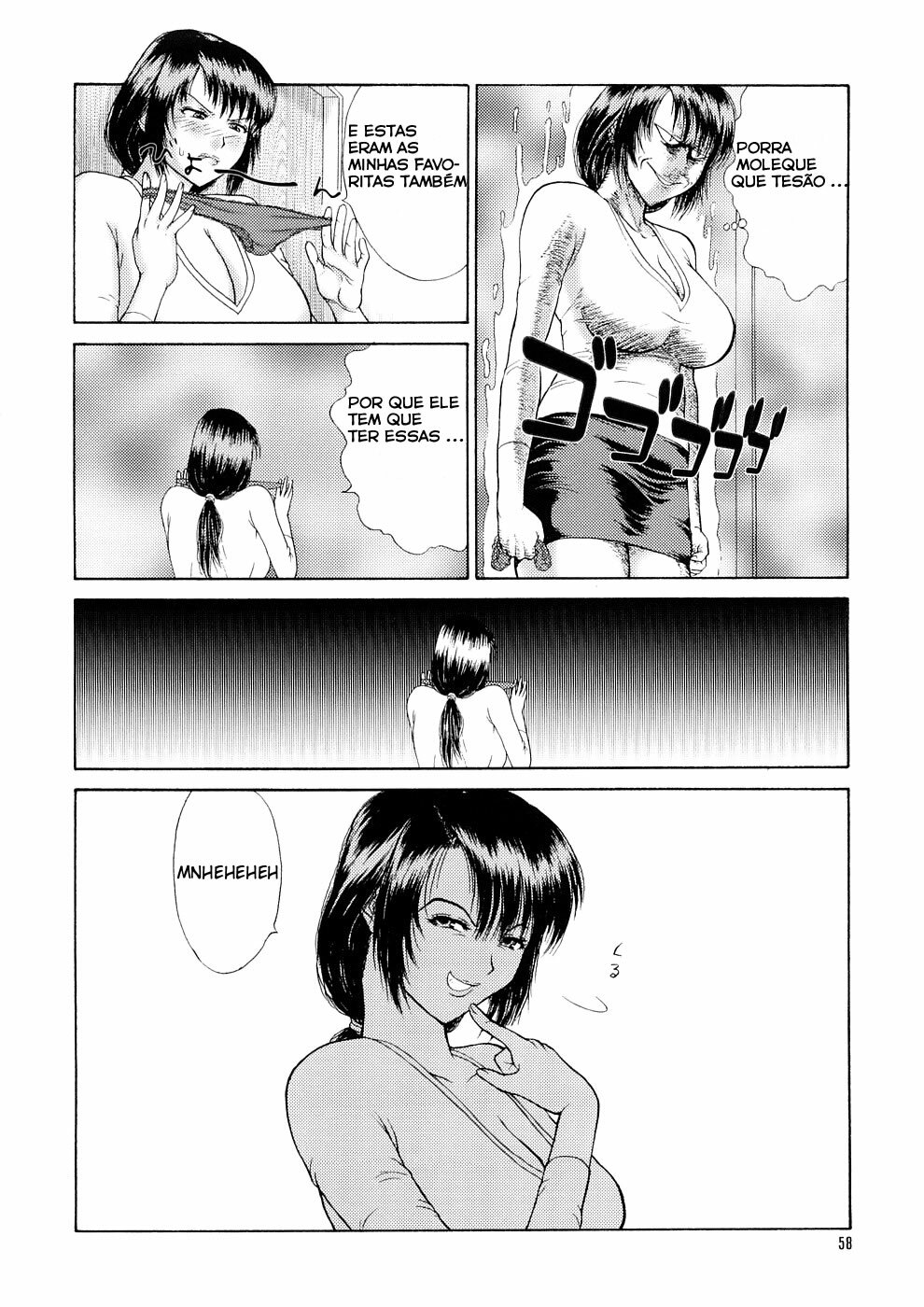 [Koino Jou] HOT REPLY (Hitozuma Katei Kyoushi Ritsuko) [Portuguese-BR] page 8 full