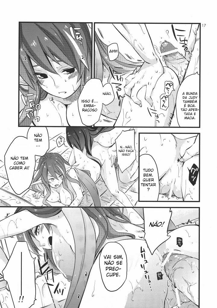 (C78) [Rocca (Hidaka Ryou)] MILK BATH PLAY (Tales of Vesperia) [Portuguese-BR] page 16 full