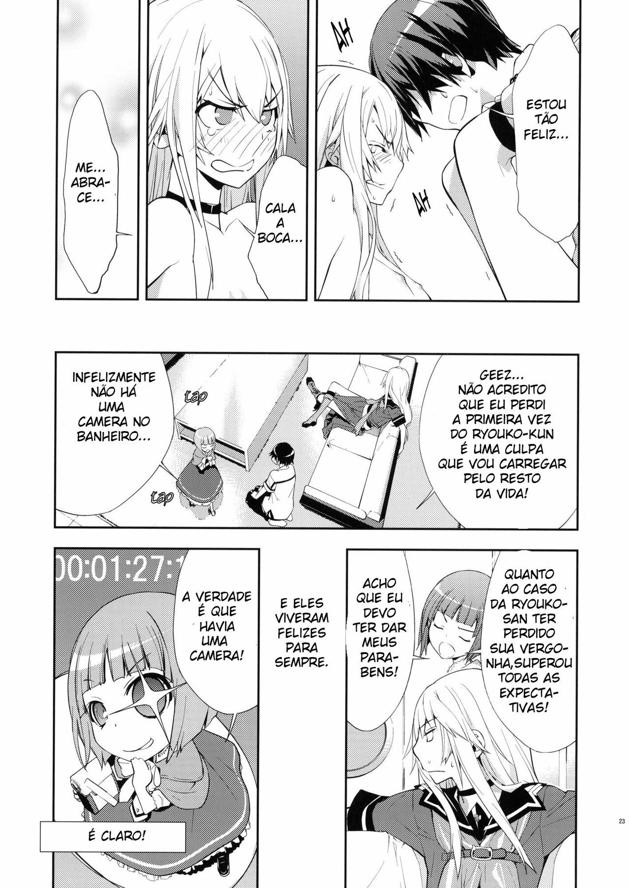 (C78) [Hapoi-dokoro (Okazaki Takeshi)] Trapper (Ookami-san to Shichinin no Nakama tachi) [Portuguese-BR] page 23 full