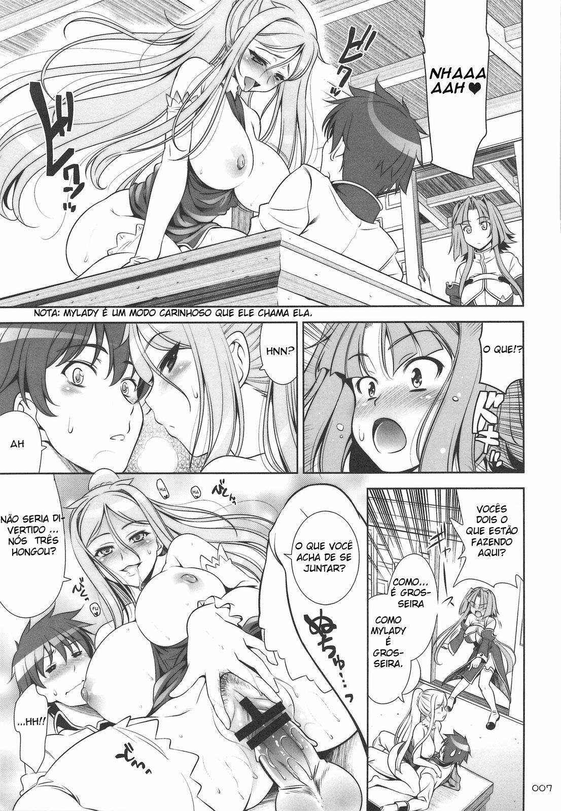 (C76) [Goromenz (Yasui Riosuke)] GO! My Way (Koihime Musou) [Portuguese-BR] [Harutashi] page 6 full